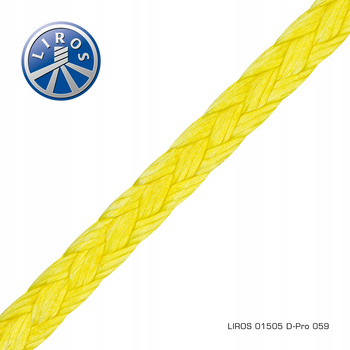 Lina 100% DYNEEMA LIROS D-Pro 3mm Fałowa / Yellow