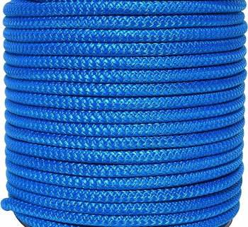 LINA PLECIONA Z RDZENIEM RPP / FI 6mm NIEBIESKA