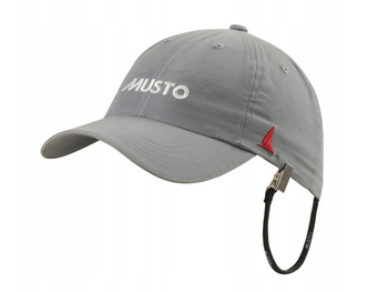 Czapka Żeglarska / Regatowa z zapinka - MUSTO - FAST DRY 80032 614 SZARA