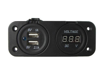 ŁADOWARKA USB Z WOLTOMIERZEM AD5-2013/4010