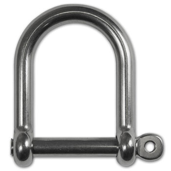 SZEKLA SZEROKA "D" 8mm KUTA - Stal A4