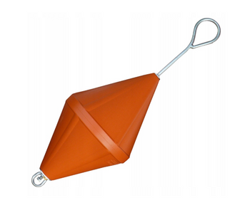 BOJA CUMOWNICZA Z UCHWYTEM STALOWYM 32 X 88 POMARAŃCZOWA