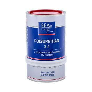 SEA-LINE FARBA POLIURETANOWA 2K CZERWONA 5656 750ml