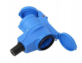 WTYCZKA KĄTOWA ELEKTRYCZNA PORTOWA CEE 230V 16A EC40