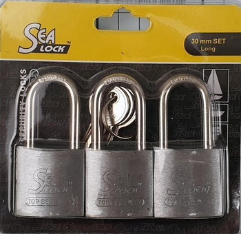 KŁÓDKA NIERDZEWNA - ZESTAW 3 SZT. 11906 SEALOCK
