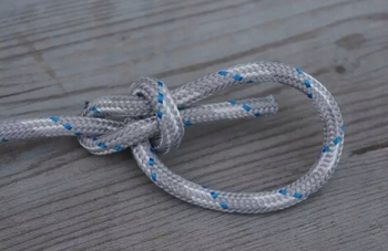 LINA ŻEGLARSKA SZARA POLIESTROWA PES FI 4mm x 10m / FAŁOWA na FAŁY