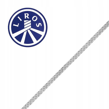 Lina 100% DYNEEMA LIROS D-Pro 4mm Fałowa / Silver