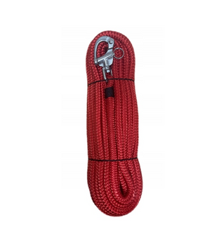 LINA FAŁOWA FAŁ ZE SNAPSZEKLĄ POLIESTER 32m FI 10mm LANEX HURRICANE - RED