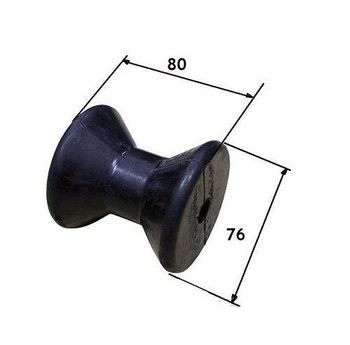 ROLKA GUMOWA 76x80mm O0809001 CENTRALNA