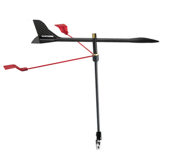 WIMPEL Wskaźnik wiatru Z WŁÓKNA WEGLOWEGO 400mm Blue Shark - FXB-400-H