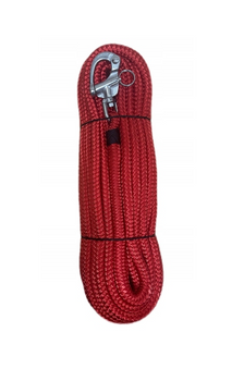 LINA FAŁOWA FAŁ ZE SNAPSZEKLĄ POLIESTER 26m FI 8mm LANEX HURRICANE - RED