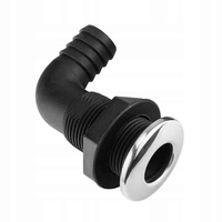 PRZEJŚCIE BURTOWE KĄTOWE ODPŁYW NA WĄŻ - 19mm 3/4'' 03472820