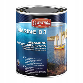 OLEJ DO IMPREGNACJI DREWNA OWATROL D1 MARINE 1L 6931