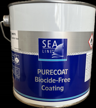 FARBA ANTYPOROSTOWA BIAŁA SEALINE 0,75L PURECOAT do 74KM/H