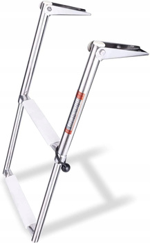 JACHTOWA DRABINKA TELESKOPOWA 2-STOPNIE / Stal A4