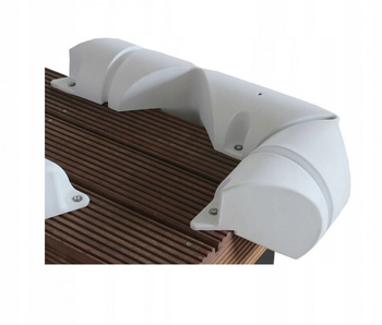 ODBIJACZ OCHRANIACZ POMOSTOWY BIAŁY 100cm MAJONI DOCK FENDER 1 FLEX