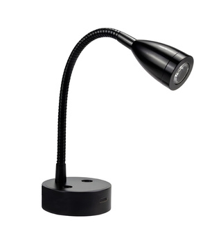 LAMPA JACHTOWA KAJUTOWA LED DO CZYTANIA 12V 24V Z USB I FUNKCJĄ ŚCIEMNIANIA A29CBK