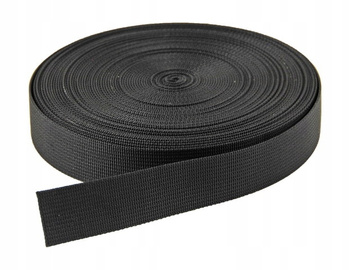TAŚMA RELINGOWA / KOTWICZNA - PASY BALASTOWE 50mm CZARNA
