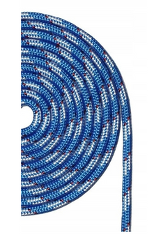 LINA LINKA ŻEGLARSKA POLIESTROWA NIEBIESKA PES FI 5mm FAŁOWA na FAŁY- 600KG