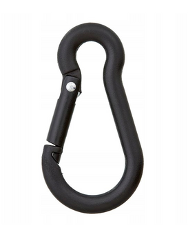 KARABIŃCZYK CZARNY PLASTIKOWY PCV FI 6mm H 60mm