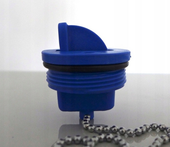 KOREK WLEWU WODY PCV ( zapasowy ) NIEBIESKI - NUOVA RADE