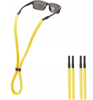 PASEK PŁYWAJĄCY DO OKULARÓW GUMKA PŁYWAJĄCA SZNUREK ŻÓŁTY - TREM ITALY