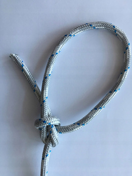 LINA FAŁOWA POLIESTROWA PES 6mm SZARA