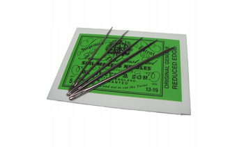 Zestaw 5 igieł do naprawy Żagli IGŁY ŻEGLARSKIE IGŁA ŻEGLARSKA W. Smith&Son