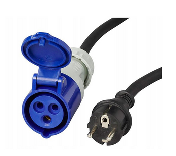 ADAPTER GNIAZDO CEE PORTOWE - WTYCZKA 230V EC34 Z2008270 KABEL 1,5M