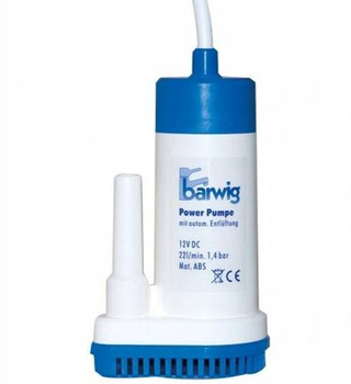 POMPA WODY ZANURZENIOWA 22L/MIN 1,4BAR 12V CE Z ZAWOREM ZWROTNYM