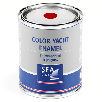 FARBA EMALIA JACHTOWA DO ŁODZI CZERWONA 0,75L 1K