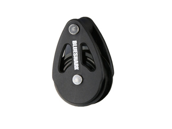 BLOCZEK REGATOWY ŁOŻYSKOWANY 28mm ALUMINIOWY POJEDYNCZY Blue Shark -  2100-A