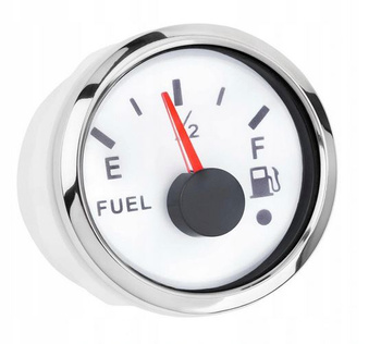 ZEGAR WSKAŹNIK POZIOMU PALIWA 0-190 OHM / LED