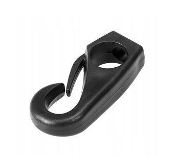 KARABIŃCZYK PLASTIKOWY CZARNY 10mm do LIN GUMOWYCH