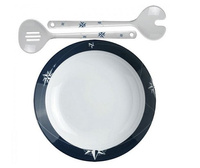 MISKA 25 cm PLUS DWIE ŁYŻKI MELAMINA 15008 NORTHWIND
