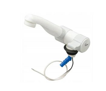 KRAN BATERIA WYLEWKA Z ELEKTROWŁĄCZNIKIEM 12V DO KAMPERA COMET GERMANY