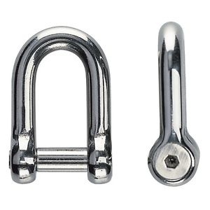 SZEKLA OKRĄGŁA KRÓTKA "D" 6 MM ZE ŚRUBĄ NA IMBUS