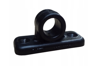 KIPA CZARNA PRZELOTKA OCZKO UCHO KLUZA na linę MAX 10mm NUOVA RADE 44427