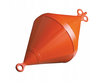 Bojka Pomarańczowa Cumownicza Kotwiczna Muring 70cm Duża EVAL MARINE