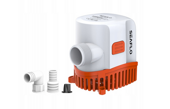 POMPA WODY ZĘZOWA AUTOMATYCZNA 12V 1200GPH 75L SEAFLO SFBP1-G1200-17