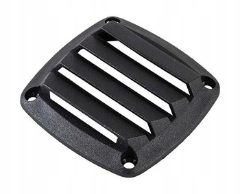 KRATKA WENTYLACYJNA DO JACHTU CZARNA 85 x 85mm