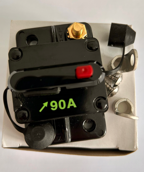BEZPIECZNIK AUTOMATYCZNY TERMICZNY 90A JACHTOWY 12V / 24V - SOUTH PACYFIC