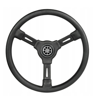 KIEROWNICA DO MOTORÓWKI KOŁO STEROWE 35cm / 350mm CZARNA - LUISI RIVIERA