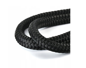 LINA CZARNA 14mm CUMOWNICZA KOTWICZNA - POLIESTER HT 3100KG CAPELLA ROPES  3415513