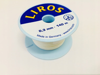 JUZING BIAŁY / Nić Żeglarska LIROS 0,3mm x 140M - MADE IN GERMANY