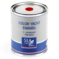 FARBA EMALIA JACHTOWA DO ŁODZI CZERWONA 0,75L 1K